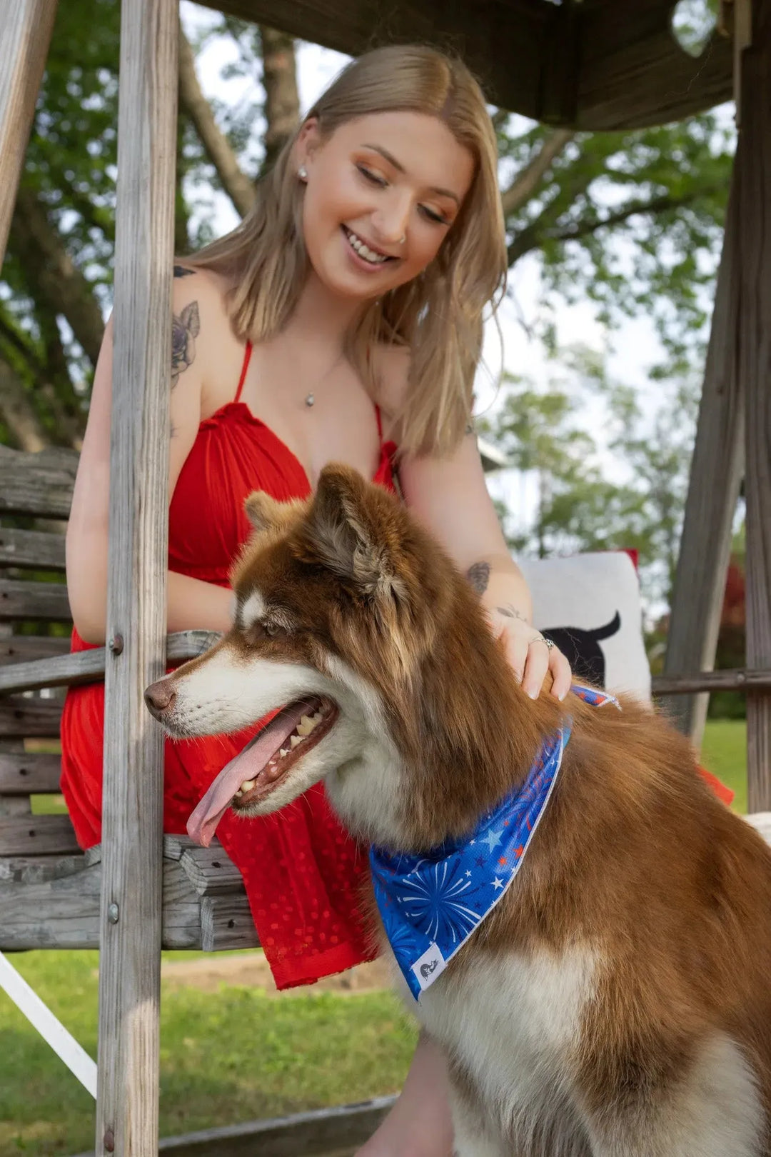 Patriotic Dog Bandana