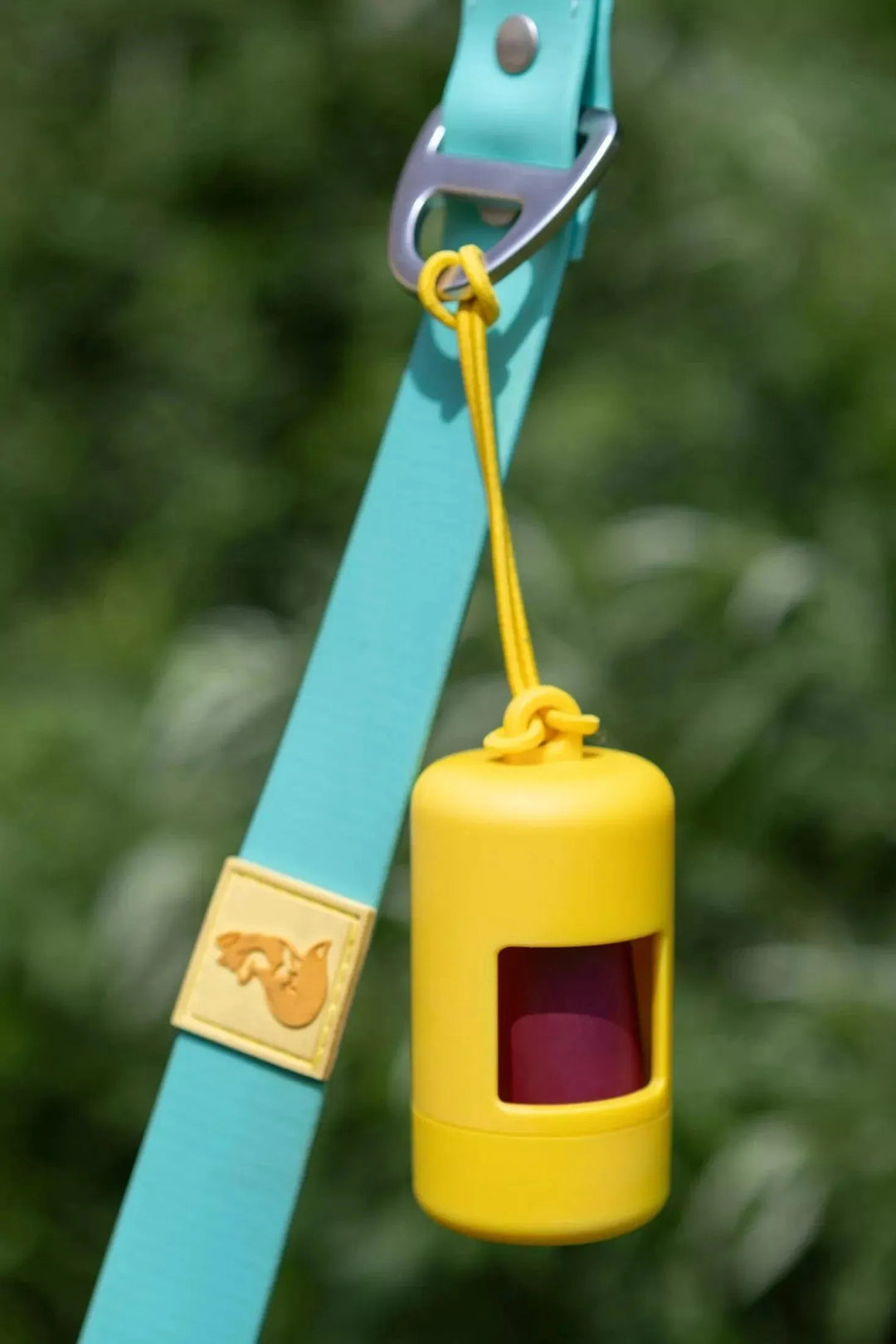 Sun Kissed Yellow Waste Bag Dispenser - Aria the Fox