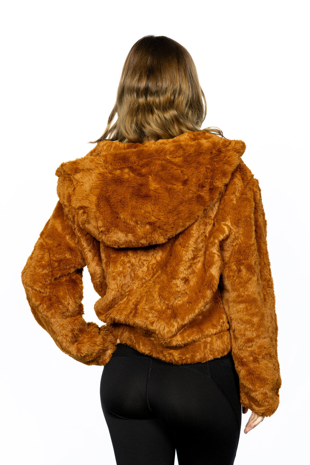 Hooded Faux Fur Jacket - Aria the Fox