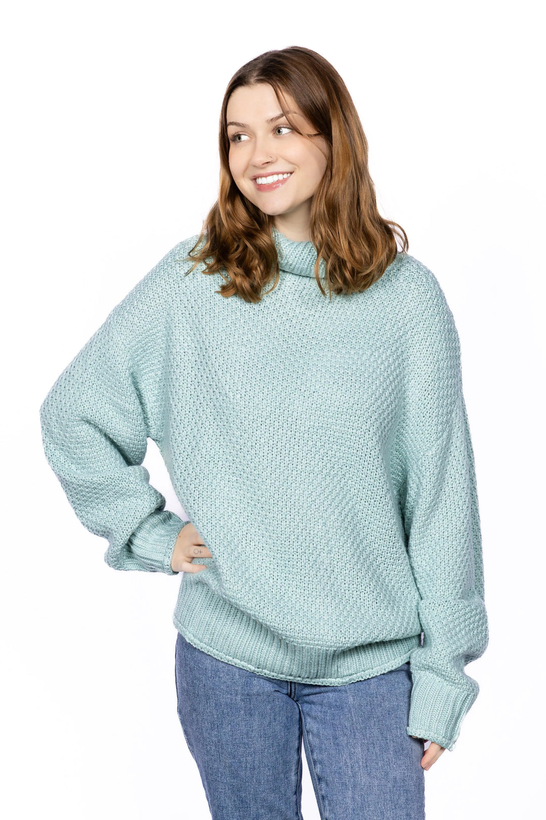 Dropped Shoulder Sweater - Aria the Fox