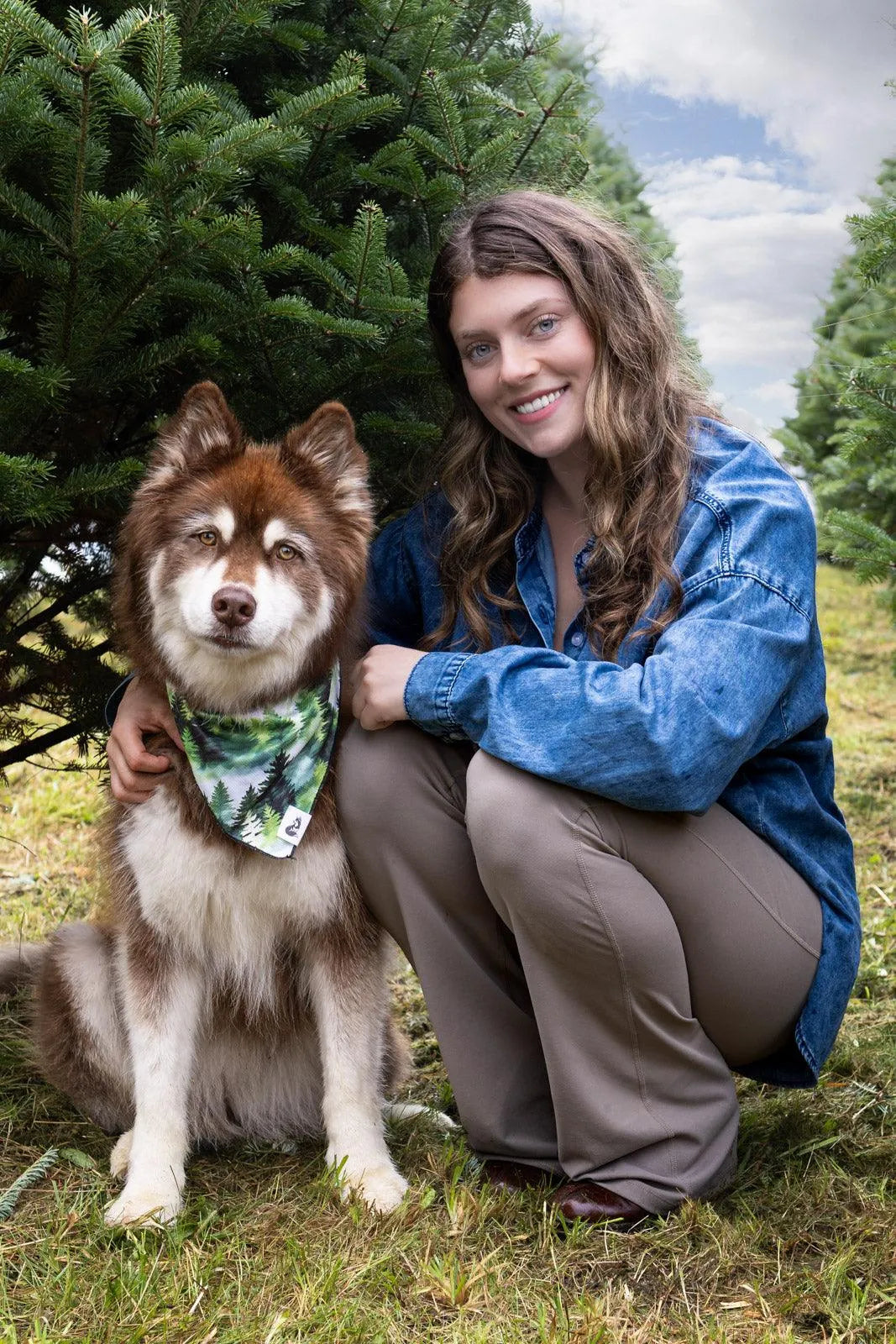 Evergreen Explorer Dog Bandana - Aria the Fox