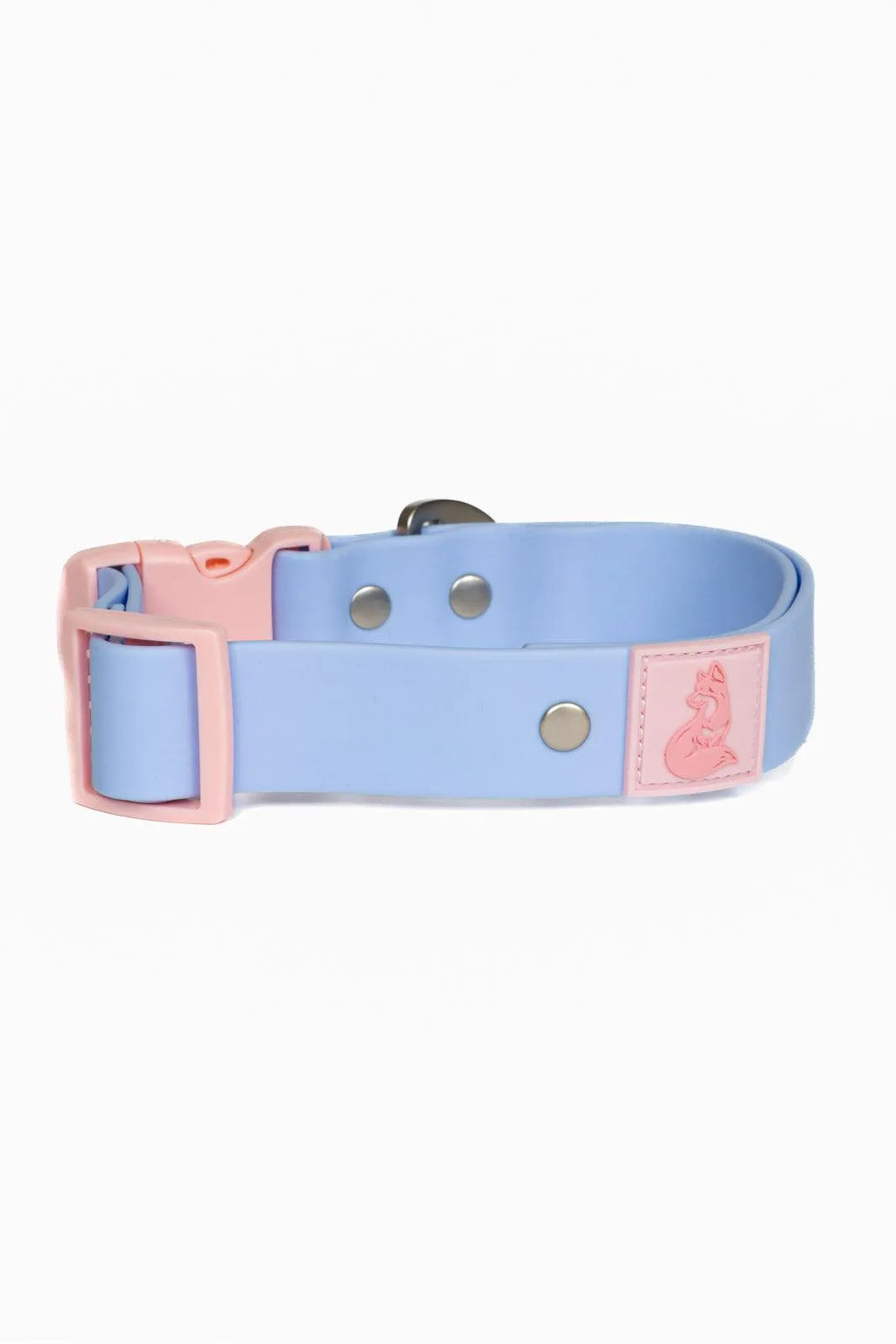 Blue Sky Orchid Waterproof Dog Collar - Aria the Fox