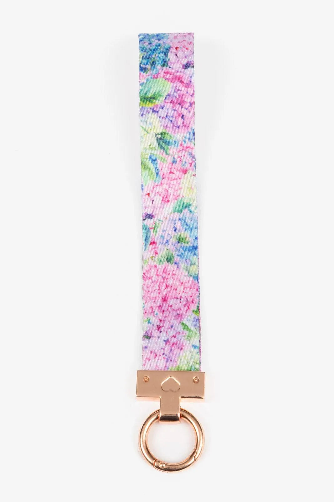 Hydrangea Haven Wristlet Keychain - Aria the Fox