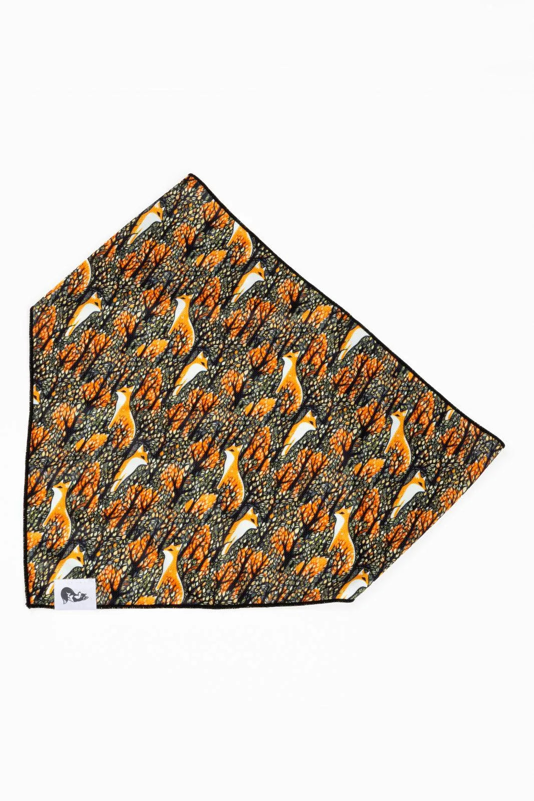 Foxes in Fall Dog Bandana - Aria the Fox