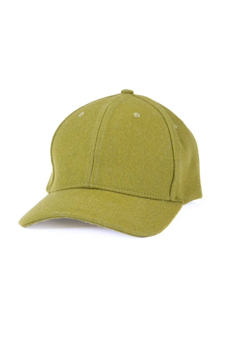 Mossy Pine Wool Baseball Cap