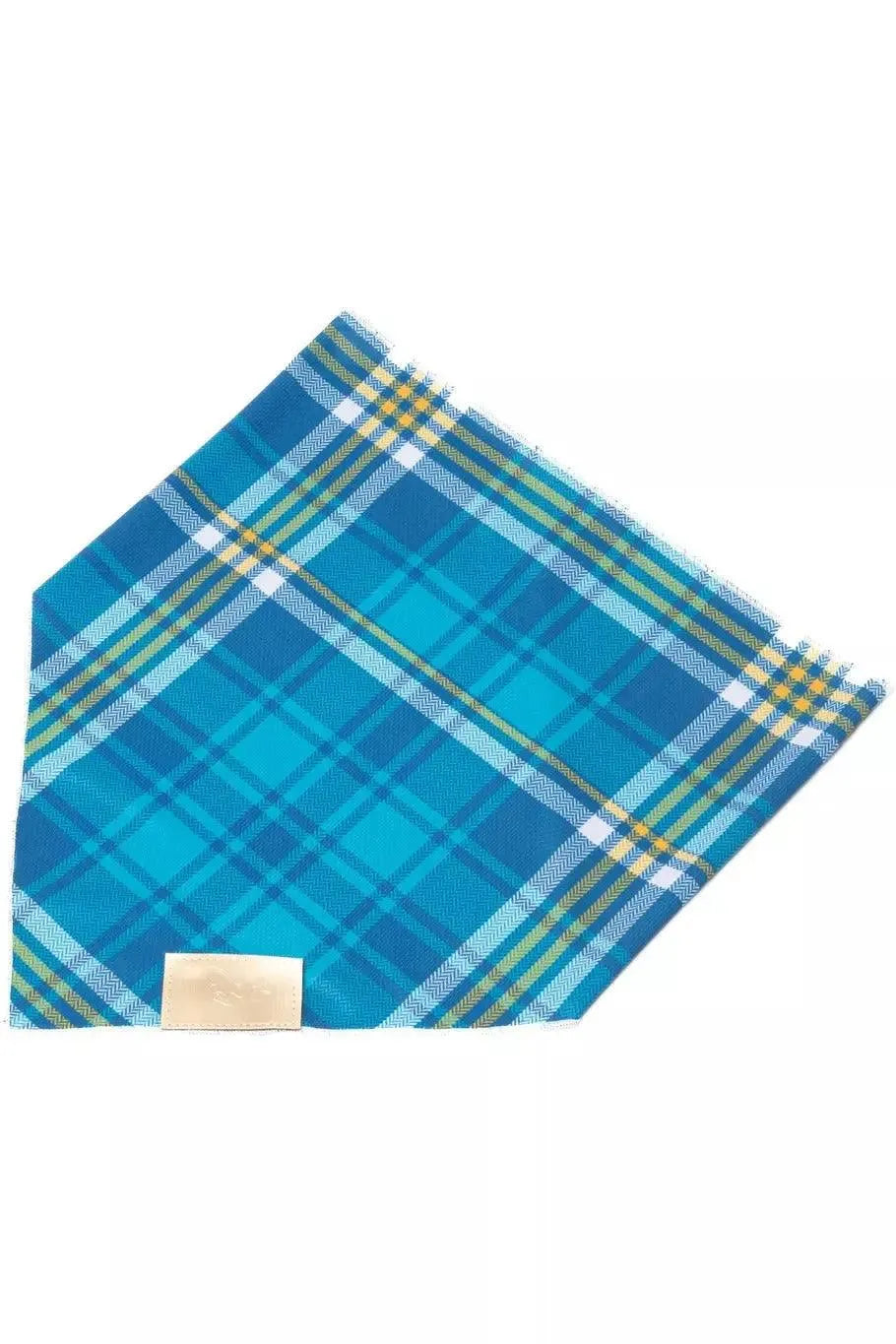 Blue Spruce Plaid Bandana bandana