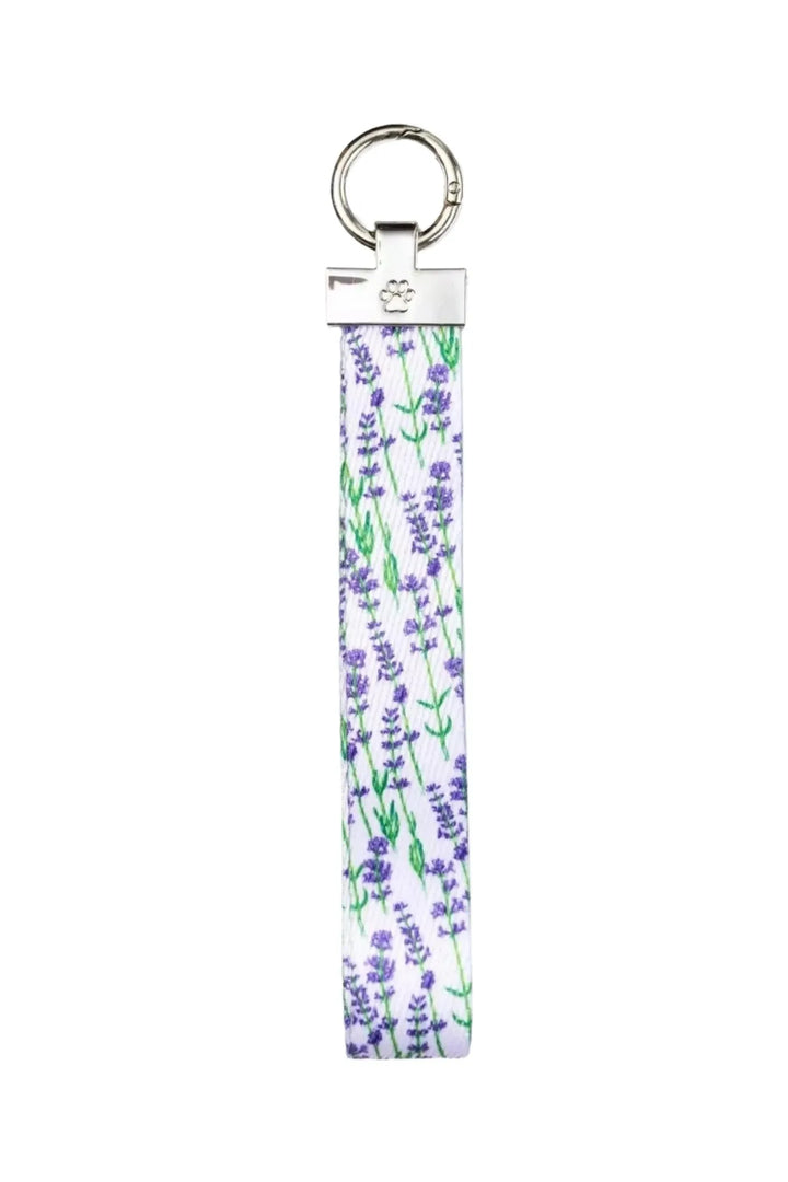 Lavender Blooms Wristlet Keychain keychain