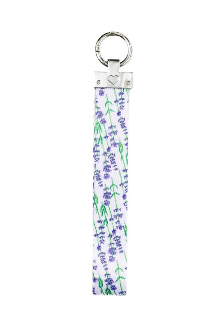 Lavender Blooms Wristlet Keychain keychain