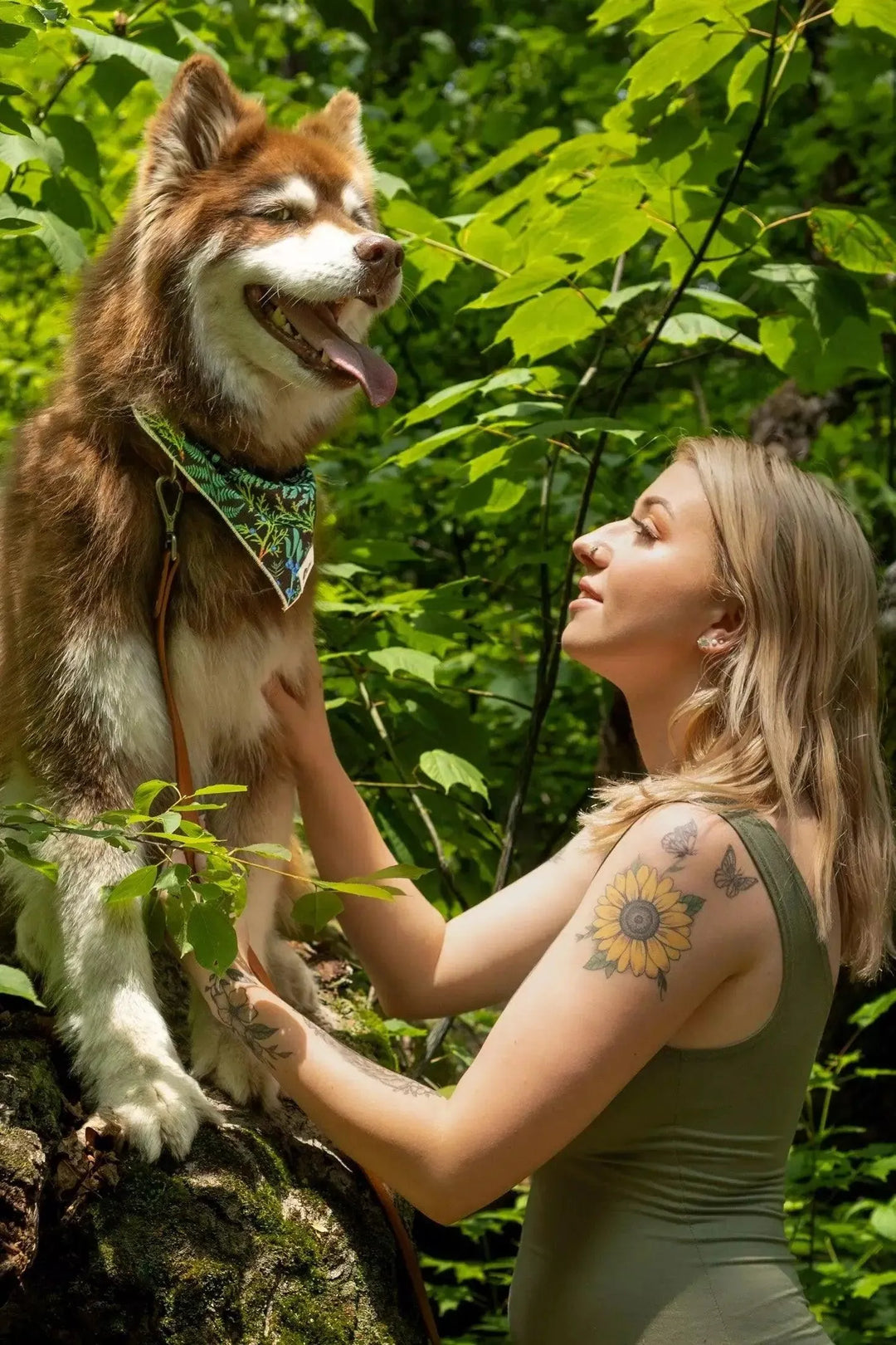 Magical Fern Forest Bandana bandana