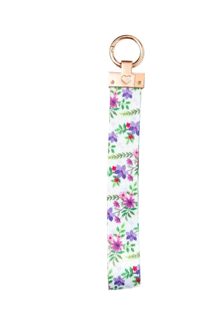 Wildflower Meadow Wristlet Keychain keychain