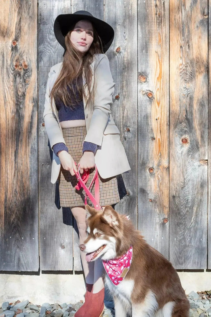 Wine Plaid Bandana bandana