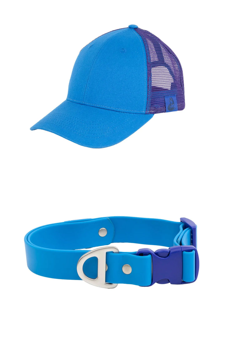 Trucker Hat with Collar Matching Set