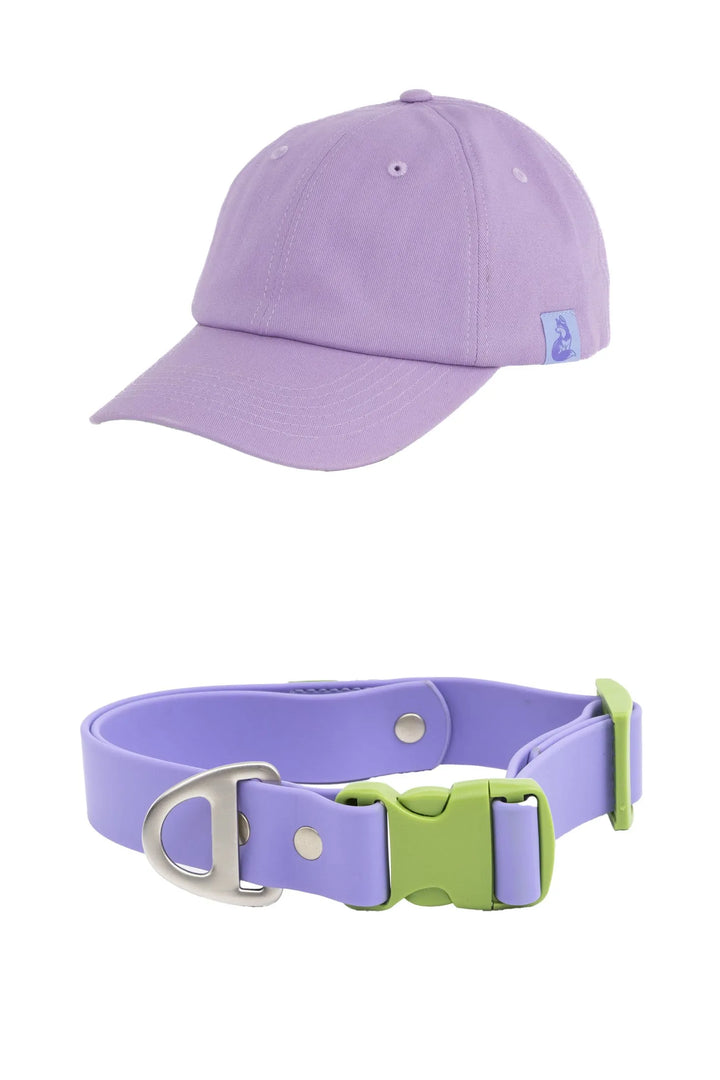 Baseball Cap with Collar Matching Set