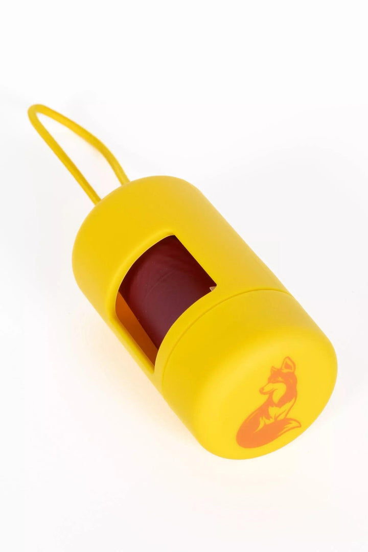 Sun Kissed Yellow Waste Bag Dispenser - Aria the Fox