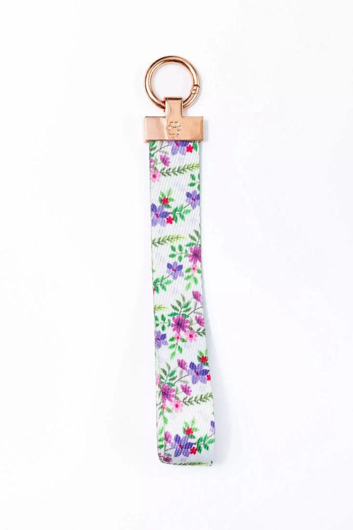 Wildflower Meadow Wristlet Keychain keychain